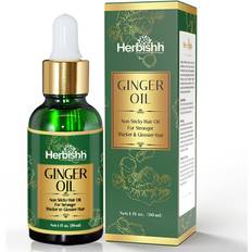 Herbishh Ginger Hair Oil For Hair Growth– Ginger Serum Oil