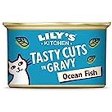 Lily's kitchen Cats - Wet Food Pets Lily's kitchen tasty cuts fish gravy wet cat food tins