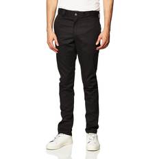 Dickies Men's Slim Skinny Fit Work Pant, Black, 33x30