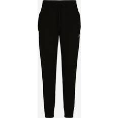 Men - Wool Trousers & Shorts Dolce & Gabbana Wool and cashmere knit jogging pants