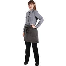 Chef Works Urban Dorset Antique Half Bistro Apron Grey