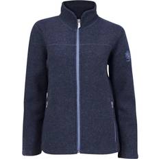 Ivanhoe of Sweden of Sweden Women's Beata Full Zip Wool jacket 38, blue