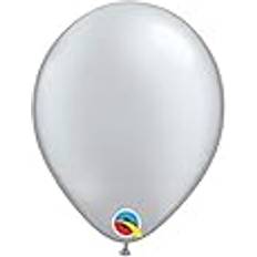 Qualatex 5&quot Silver Metallic Balloons 100Bag #43603-5