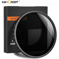 K&F Concept 72mm variable nd filter nd2-nd400 adjustable fader