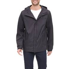 Tommy Hilfiger L - Men Rain Clothes Tommy Hilfiger Men's Waterproof Breathable Hooded Jacket, Black