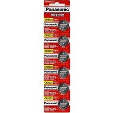 Panasonic Panasonic CR2032 Battery Lithium cr-2032 3V Coin Cell pack of 6 batteries panasonic brand name batteries