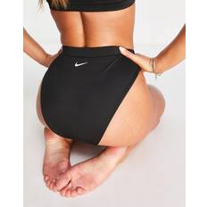 S - Women Swimming Trunks Nike W High Waist Bottom Solid Black