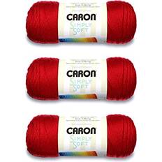 Caron Simply Soft Solids Yarn-Harvest Red Multipack Of 3