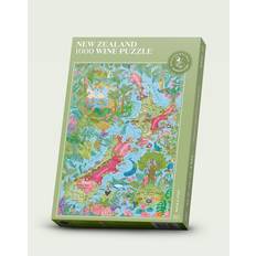 Water & Wines New Zealand Map Jigsaw Puzzle, Puzzle, 100