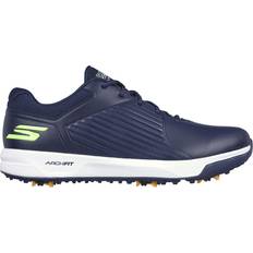 Skechers Golf Shoes Skechers Go Golf Elite Vortex Waterproof Spiked Shoes Navy/Lime