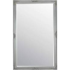 MirrorOutlet X Large Silver Antique Bevelled Dressing 5Ft6 X 3Ft6 164cm X Wall Mirror