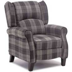 More4Homes Tartan Recliner Armchair