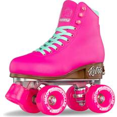 Crazy Skates Crazy Skates Retro Adjustable Roller Skates Adjusts To Fit Sizes Pink Pink