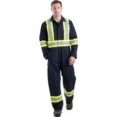 Berne Men's Safety Striped Unlined Coverall Navy Blue, Men's Work Over/Coveralls at Academy Sports