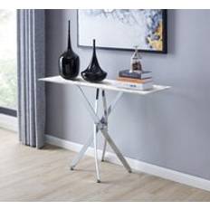 Glass Console Tables Leonardo Effect Top Console Table