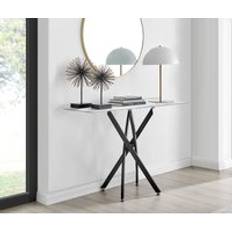 Glass Console Tables Leonardo Effect Top Console Table