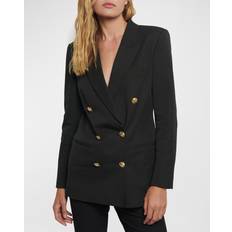 Derek Lam 10 Crosby Walter Double-Breasted Blazer Black