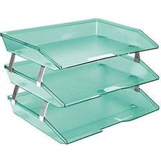 Acrimet Facility 3 Tier Letter Tray Side