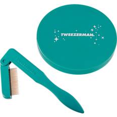 Tweezerman Majestic Turquoise iLashcomb and Compact Mirror Set
