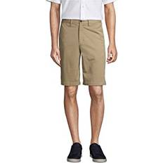 Lands' End Men Shorts Lands' End Traditional Fit Stretch Knockabout Chino Shorts Khaki Regular