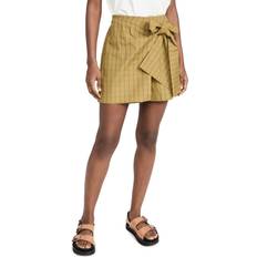 Rebecca Taylor Plaid Skort Green