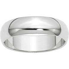 Bloomingdale's Primal Gold Karat White Gold 6mm Half-Round Wedding Band