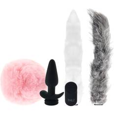 Tailz XR Brands Snap-On Anal Vibe and 3 Interchangeable Set