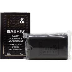 Fair & White and black soap 200g purifying softening soap