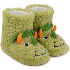 Best Indoor Shoes Totes Kids Dino Boot Slippers Green