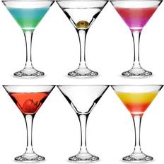 Drinkstuff City Martini 175ml Set Martini Cocktail Glass 6pcs