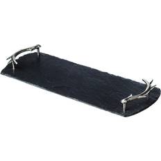 Grey Serving Trays The Just Slate Small with Antler Serving Tray