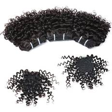 Best Stick Hair Extensions Chisu Peruvian Virgin Hair Kinky Curly Human Hair Weave Short-Cut Style