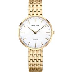 Bering 19334-334 Titanium 34mm White Gold Titanium