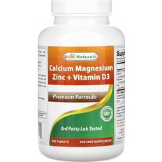 Best Naturals Calcium Magnesium Zinc + Vitamin D3, 300