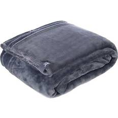 Heat Holders Luxury Fleece Thermal Blankets Silver