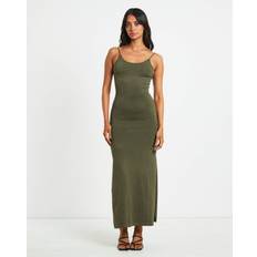 Preseley Midi Dress Khaki