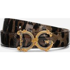 Gold - Women Belts Dolce & Gabbana DG Girls belt