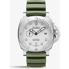 Panerai White PAM01226 Submersible Stainless-steel and Rubber Automatic