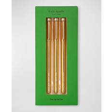 Kate Spade fine tip pen set, gold Gold