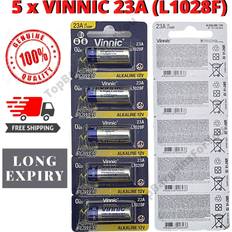Vinnic 10 x l1028f 23a batteries alkaline 12v a23 mn21