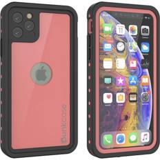 Apple iPhone 11 Pro Waterproof Cases iPhone 11 Pro Waterproof IP68 Case Punkcase [Pink] [StudStar Series] [Slim Fit] [Dirtproof]