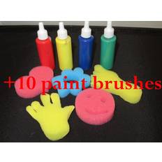 Yellow Painting Accessories Sponge Painting Set 9 Pieces