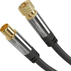 KabelDirekt 2m SAT/TV Cable Ohm F-type