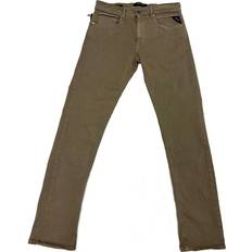 Beige Jeans Replay Mens Grover Hyperflex Colour X-Lite Jeans In Sand