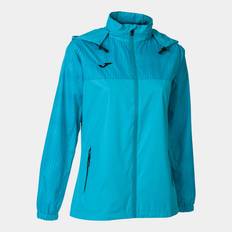 Turquoise - Women Rain Jackets & Rain Coats Joma Montreal Raincoat Blue