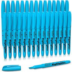 Shuttle Art Highlighters, 30 Pack Blue Highlighters Bright Colors, Chisel Tip Dry-Quickly Non-Toxic Highlighter markers for Adults Kids Highlighting in the Home School Office