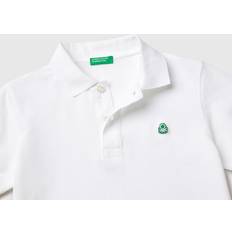 Boys - L Polo Shirts Benetton White Kids Logo-embroidered Polo Shirt 1-6 Years 12-18 Months