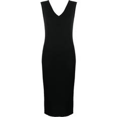 Moncler M Dresses Moncler knitted midi dress women Viscose/Polyamide Black