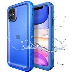 Apple iPhone 11 Waterproof Cases SPORTLINK Waterproof Case for iPhone 11, Full Body Heavy Duty Protection Full Sealed Cover Shockproof Dustproof Built-in Clear Screen Protector Rugged Case for iPhone 11 6.1 Inch Blue