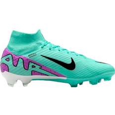 Men - Turquoise Football Shoes Nike Mercurial Superfly 9 Elite AG - Hyper Turquoise/Black/White/Fuchsia Dream